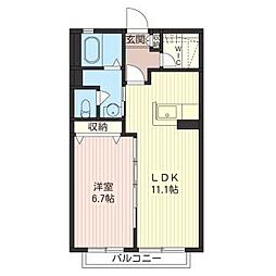 間取図画像 1LDK
