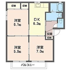 物件の間取り
