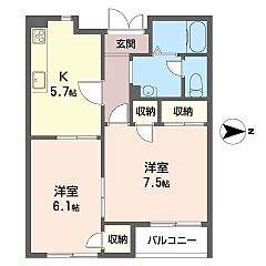 物件の間取り