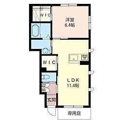 センテレオ 1LDKの間取図画像