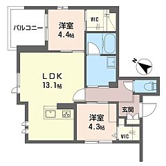 物件の間取り