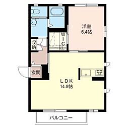 間取図画像 1LDK