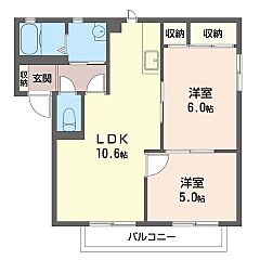 物件の間取り