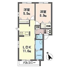 物件の間取り