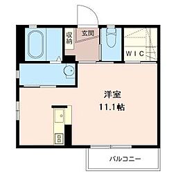 メゾン藤崎 ワンルームの間取図画像