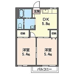 物件の間取り