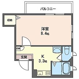 FutureM 1Kの間取図画像