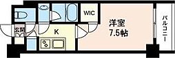 Estyメゾン森下 1Kの間取図画像