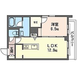 JANGA幕張本郷2 1LDKの間取図画像