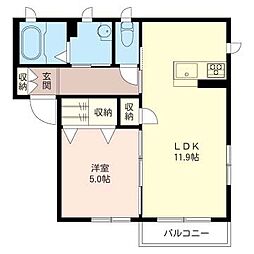 間取図画像 1LDK