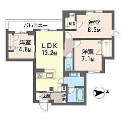 物件の間取り