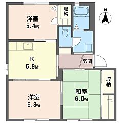 物件の間取り