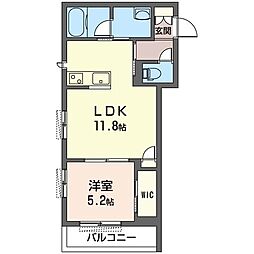 ザヴィラ駒込ベイ 1LDKの間取図画像