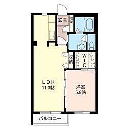 間取図画像 1LDK