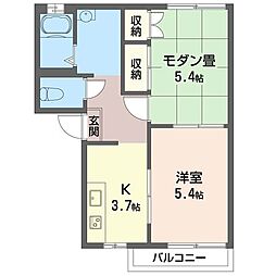 アネックススズキ 2Kの間取図画像