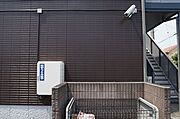 敷地内防犯カメラ2台作動中、入居者専用ゴミ置場有り