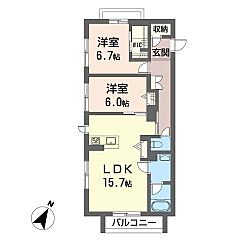 物件の間取り