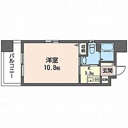 Y'stower 1Kの間取図画像