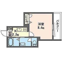 HERITAGE 1Kの間取図画像