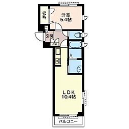 Sumino 1LDKの間取図画像