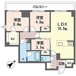 間取図画像 3LDK