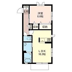 間取図画像 1LDK