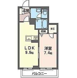 間取図画像 1LDK