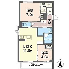 物件の間取り