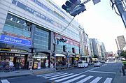 和光の駅前通りの風景です。