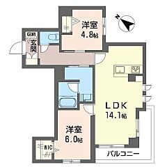 物件の間取り