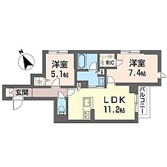 物件の間取り