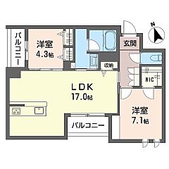 物件の間取り