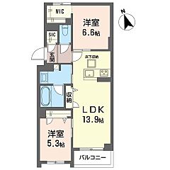 物件の間取り