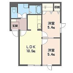 物件の間取り