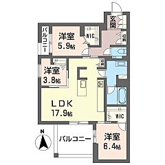物件の間取り