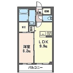 チャンカパーナ 1LDKの間取図画像