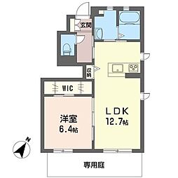 サンライト 1LDKの間取図画像