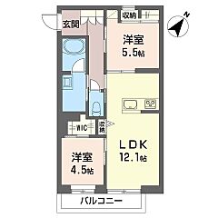 物件の間取り