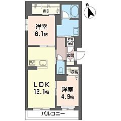 物件の間取り