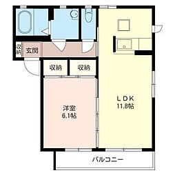 間取図画像 1LDK