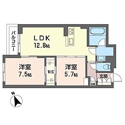 S-PRIME 2LDKの間取図画像