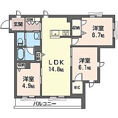 物件の間取り