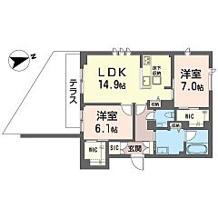 物件の間取り