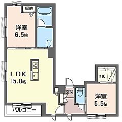物件の間取り