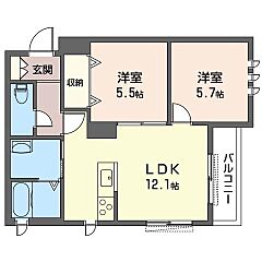 物件の間取り