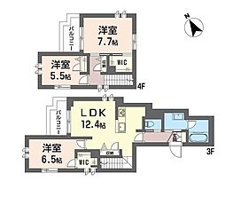 スピネル千川 3LDKの間取図画像