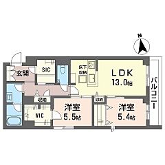 物件の間取り