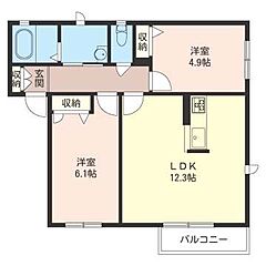 物件の間取り