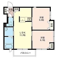 物件の間取り