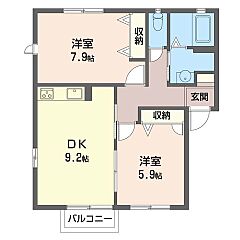 物件の間取り